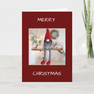 TARJETA NO HAY LUGAR COMO EL HOGAR/NAVIDAD DESDE UN GNOME