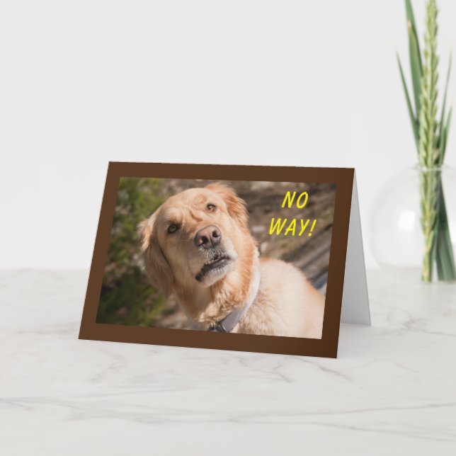 TARJETA NO HAY MANERA DE QUE "TÚ" ESTÉ VOLVIENDO **70** TA (Anverso)