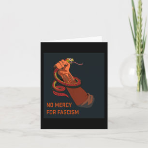 Tarjeta No Hay Misericordia Por El Fascismo Edición 2025