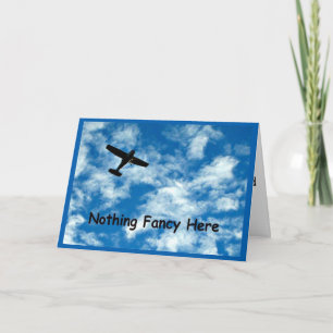 Tarjeta No hay nada mejor que el avión