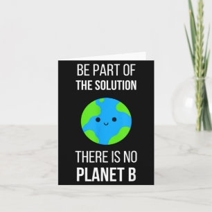 Tarjeta No Hay Planeta B Calentamiento Global Día de la Ti