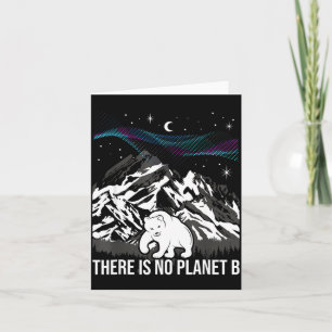 Tarjeta No Hay Planeta B Protección Ambiental Tierra