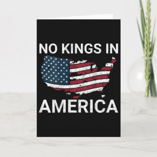 Tarjeta No Hay Reyes En América Deshágase De Trump No Hay