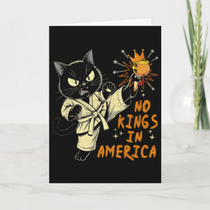 Tarjeta No hay reyes en América Divertido Trump Nosotros e