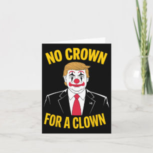 Tarjeta No hay reyes en Estados Unidos contra Trump 1