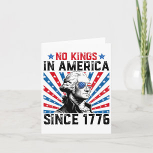 Tarjeta No Hay Reyes En Estados Unidos Desde 1776 Que Mole