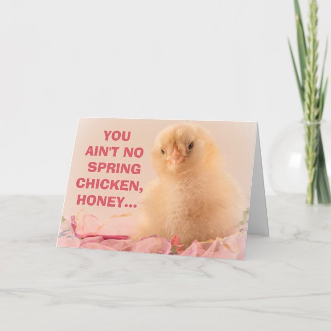 Tarjeta No hay un aniversario de Primavera para las damas  (Anverso)