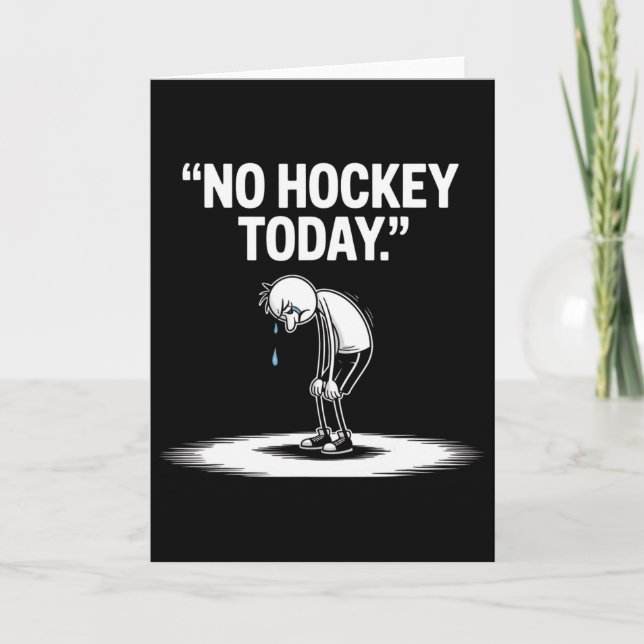 Tarjeta No Hockey Hoy _3  (Anverso)