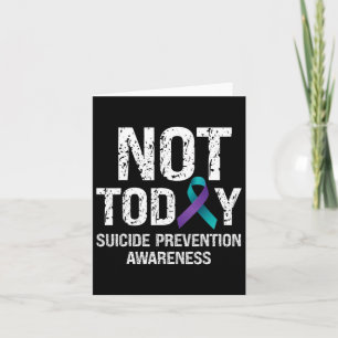 Tarjeta No Hoy La Conciencia Sobre La Prevención Del Suici