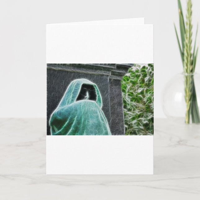 Tarjeta No hoy Satanás (Anverso)