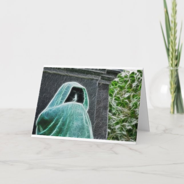 Tarjeta No hoy Satanás (Anverso)