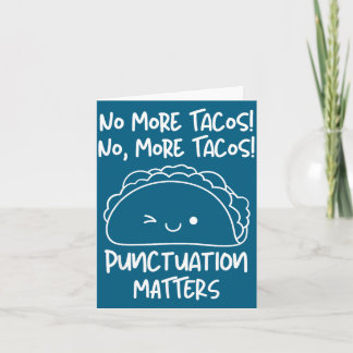 Tarjeta No Más Tacos Puntuación S Divertido Taco Englieach