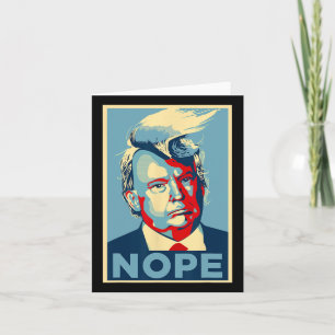 Tarjeta No más voten 2024 contra Trump contra Biden