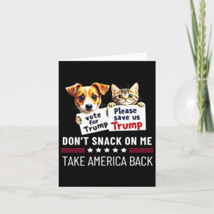 Tarjeta No me engañes con perros gatos graciosos