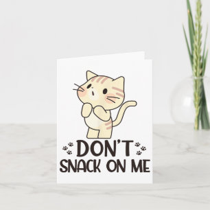 Tarjeta No me engañes, gato gracioso