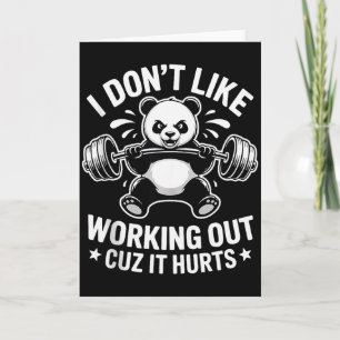 Tarjeta No Me Gusta Hacer Ejercicio Porque Duele Camiseta 