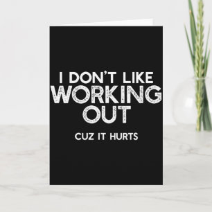 Tarjeta No Me Gusta Hacer Ejercicio Porque Duele Entrenami