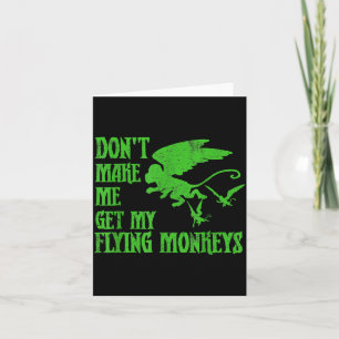 Tarjeta No Me Hagas Sacar Los Monos Voladores Brujo De Oz