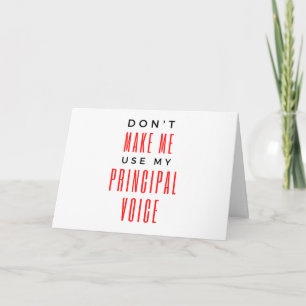 Tarjeta No me hagas usar mi principal voz 2