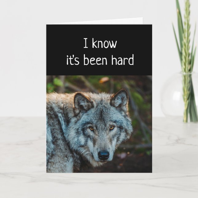 Tarjeta No mires hacia atrás la cita motivacional Inspirad (Anverso)