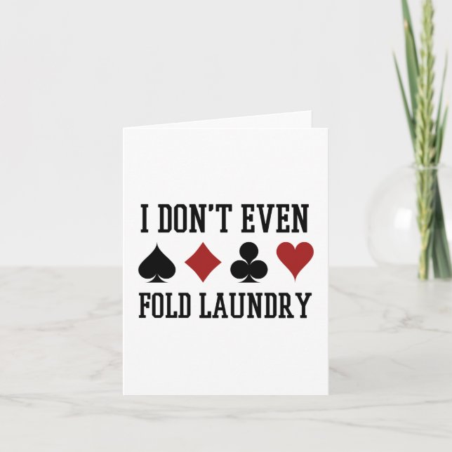 Tarjeta No moldees a la lavandería Gratis Cartas Graciosas (Anverso)