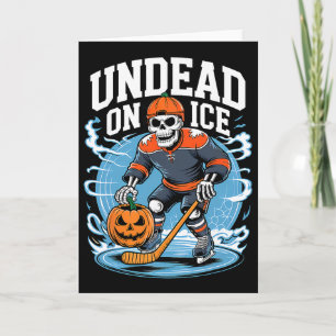 Tarjeta No Muertos En Hielo Esqueletos Divertidos De Hocke