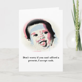 Tarjeta No necesito presentes