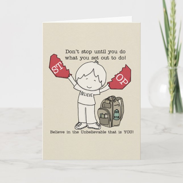 Tarjeta No pares (Anverso)