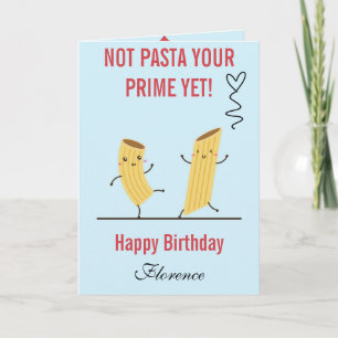 Tarjeta No Pasta Tu Primer Cumpleaños