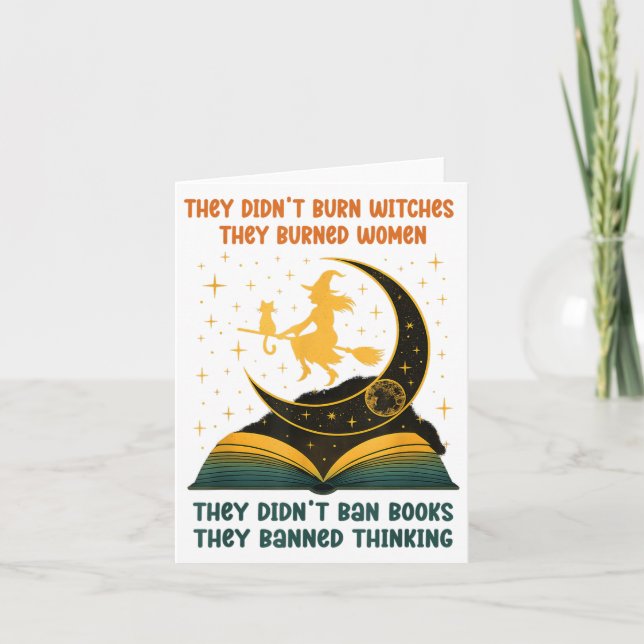 Tarjeta No Prohibieron Libros, Prohibieron Pensar _1  (Anverso)