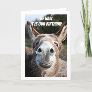 TARJETA NO PUEDE ESPERAR A CELEBRAR "NUESTRO CUMPLEAÑOS"