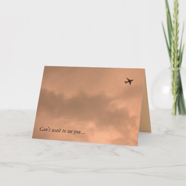 Tarjeta No puede esperar para verle… (Anverso)