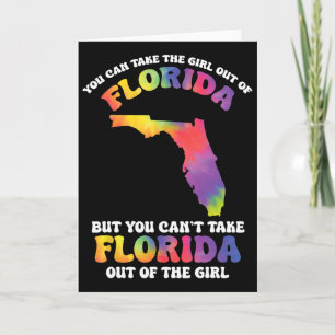 Tarjeta No Puedes Sacar Florida De La Chica De Vacaciones 