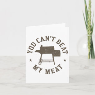 Tarjeta No puedes vencer a mi cocinero de parrilladas de c