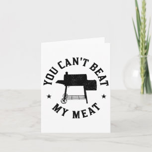 Tarjeta No puedes vencer a mi cocinero de parrilladas de c