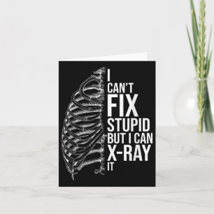 Tarjeta No puedo arreglar el estudio pero puedo radiografi