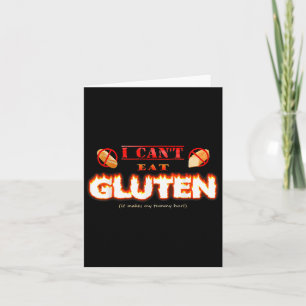 Tarjeta No puedo comer Gluten hace que mi ropa maloliente 