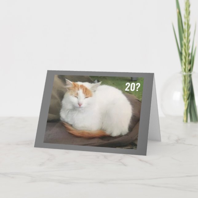 TARJETA NO PUEDO CREER QUE ESTÉS CELEBRANDO EL CUMPLEAÑOS  (Anverso)