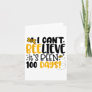 Tarjeta No puedo creer que hayan pasado 100 días desde el 