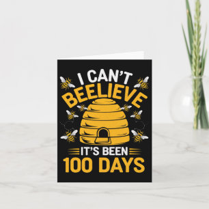 Tarjeta No puedo creer que hayan pasado 100 días en el 100