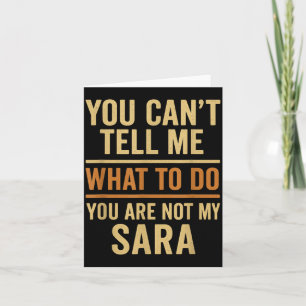 Tarjeta No Puedo Decir Qué Hacer No Sara Cita Divertida