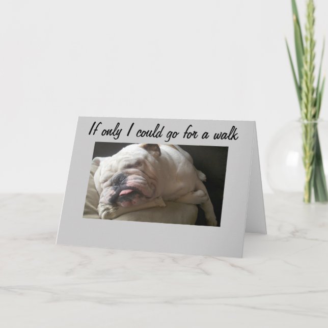 TARJETA NO PUEDO IR POR UN CAMINO MUY TRISTE (Anverso)