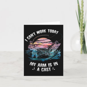 Tarjeta No Puedo Trabajar Hoy Mi Brazo Está En Un Yeso Div