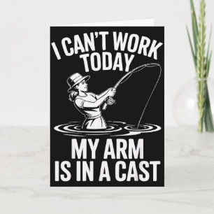 Tarjeta No Puedo Trabajar Hoy Mi Brazo Está En Un Yeso Pes