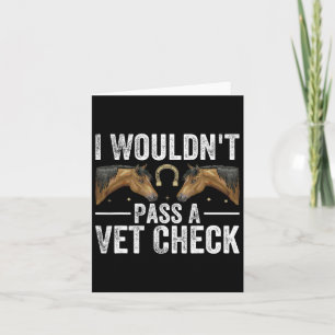 Tarjeta No Puse Un Humor De Vet Divertido En Vet Sarcástic