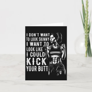 Tarjeta No quiero parecer flaco, quiero verme como yo