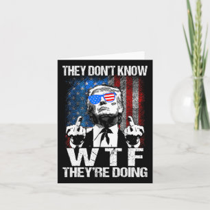 Tarjeta No saben lo que le están haciendo a Trump gracioso