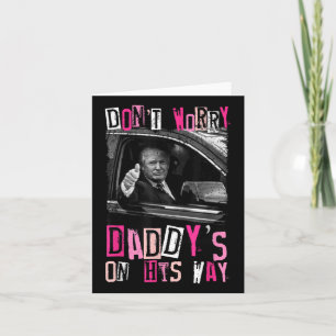 Tarjeta No Se Preocupen De Los Dadys En Su Camino, El Curi