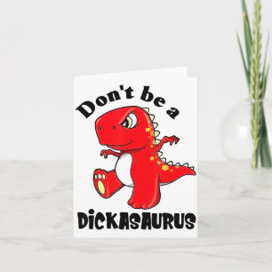 Tarjeta No Seas Un Asaurus