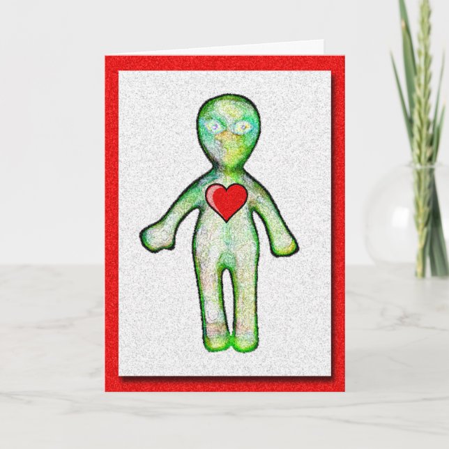 Tarjeta ¿No serás mi VaLiEnTINE? (Anverso)